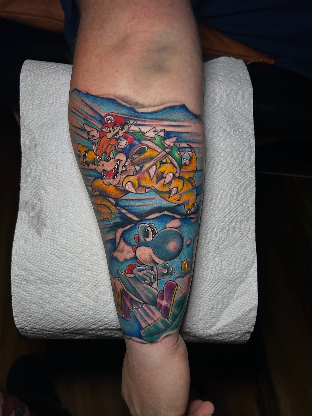 Tattoo by @charlld0 โ new_school, anime