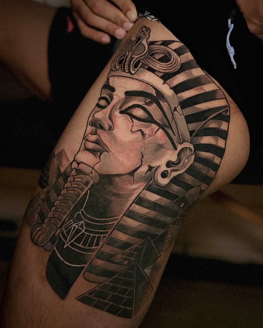 Tattoo by @marytattooing — realism, black_and_grey