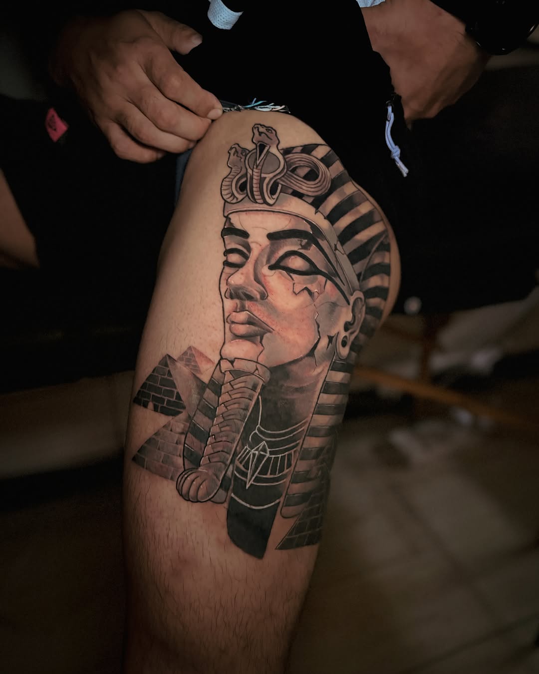 Tattoo by @marytattooing — realism, black_and_grey