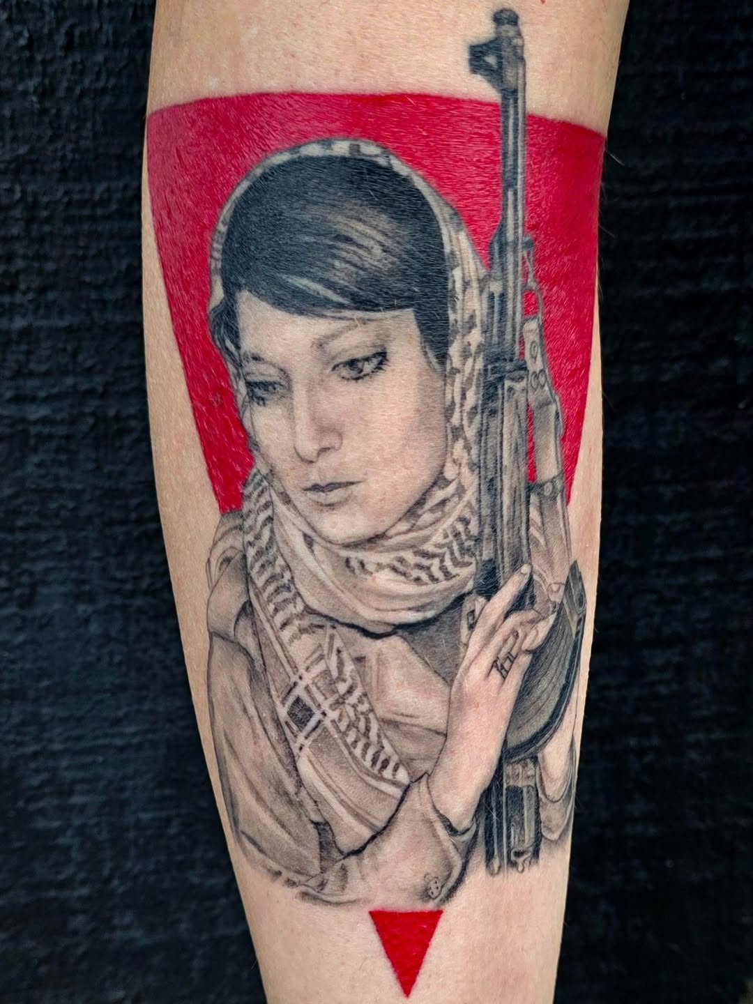 Tattoo by @girlroni — realism, trash_polka