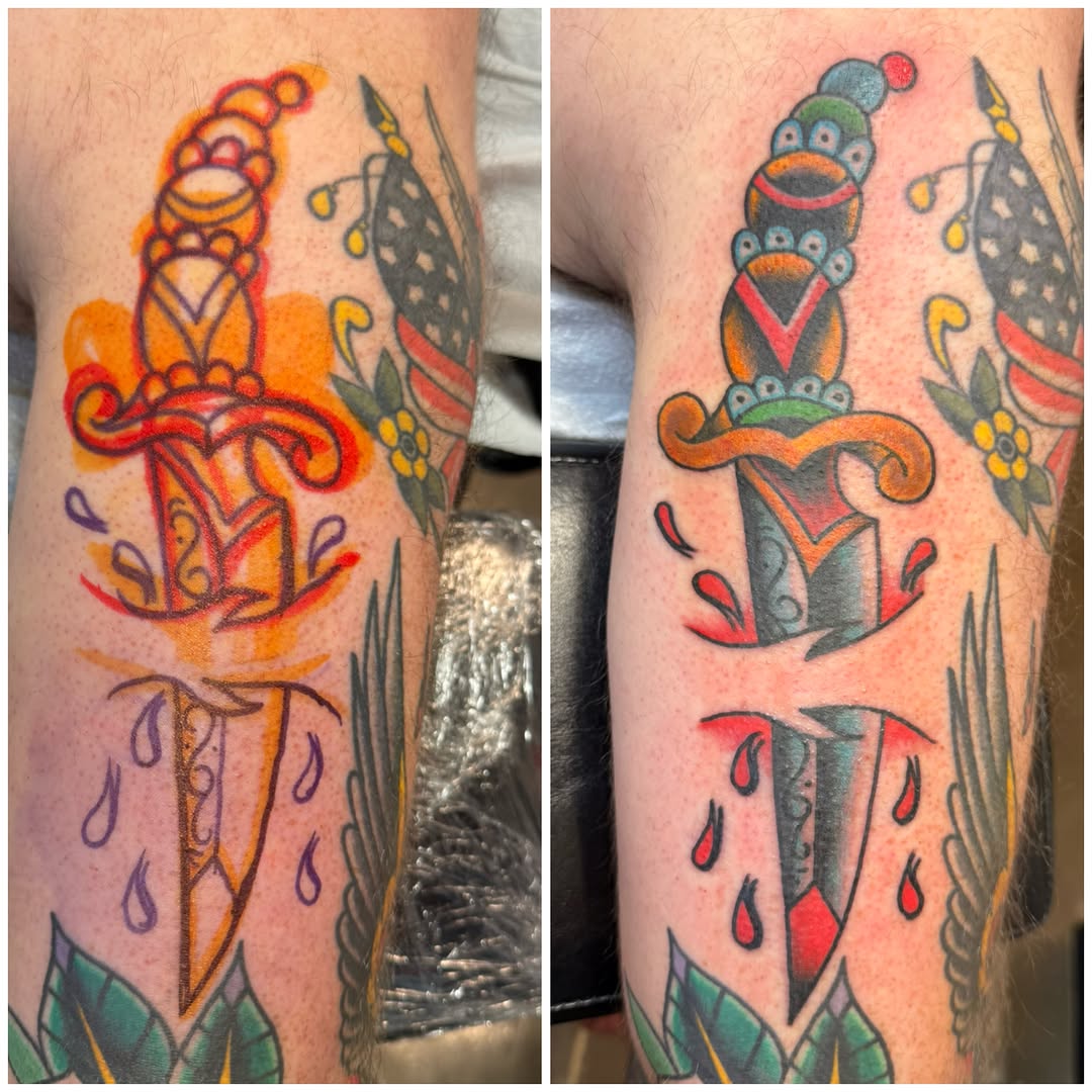 Tattoo by @hellboundhawktattoos โ american_traditional