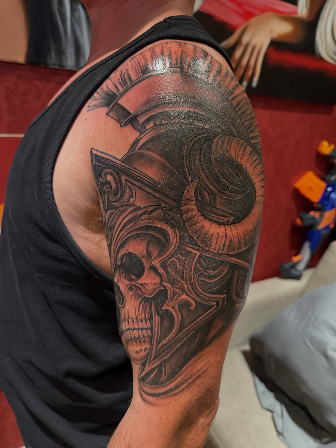 Tattoo by @baomtl — realism, black_and_grey