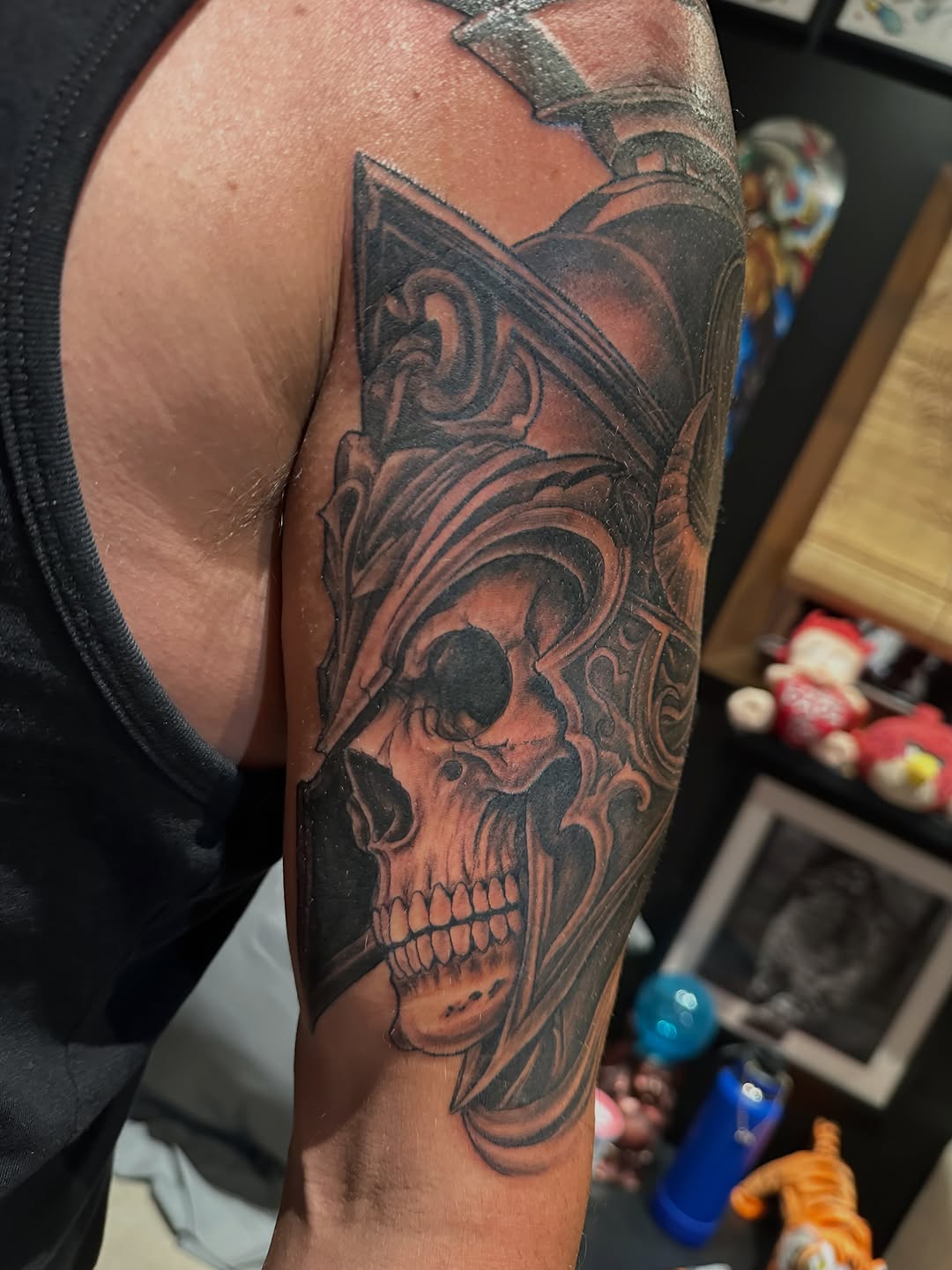 Tattoo by @baomtl — realism, black_and_grey