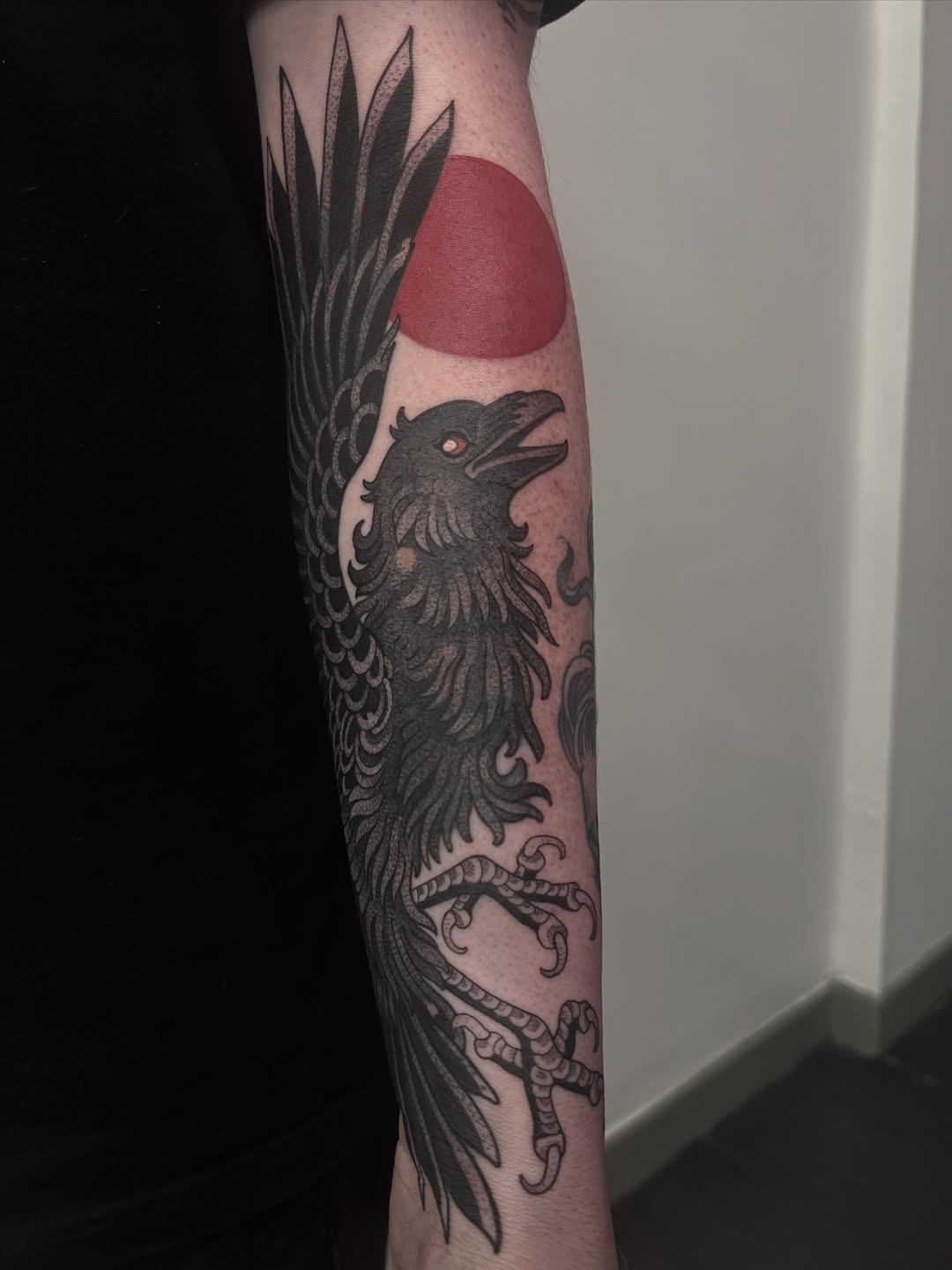 Tattoo by @osichristattoos — black_and_grey, japanese_irezumi