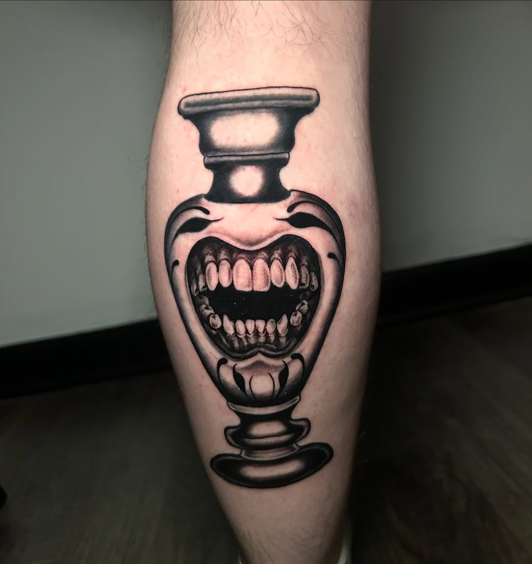 Tattoo by @socratiicrrat โ black_and_grey, realism