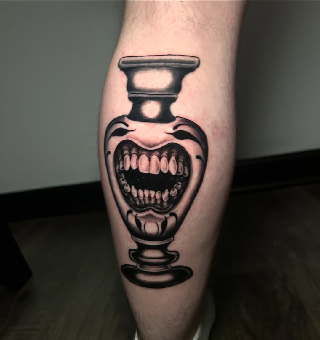 Tattoo by @socratiicrrat โ black_and_grey, realism
