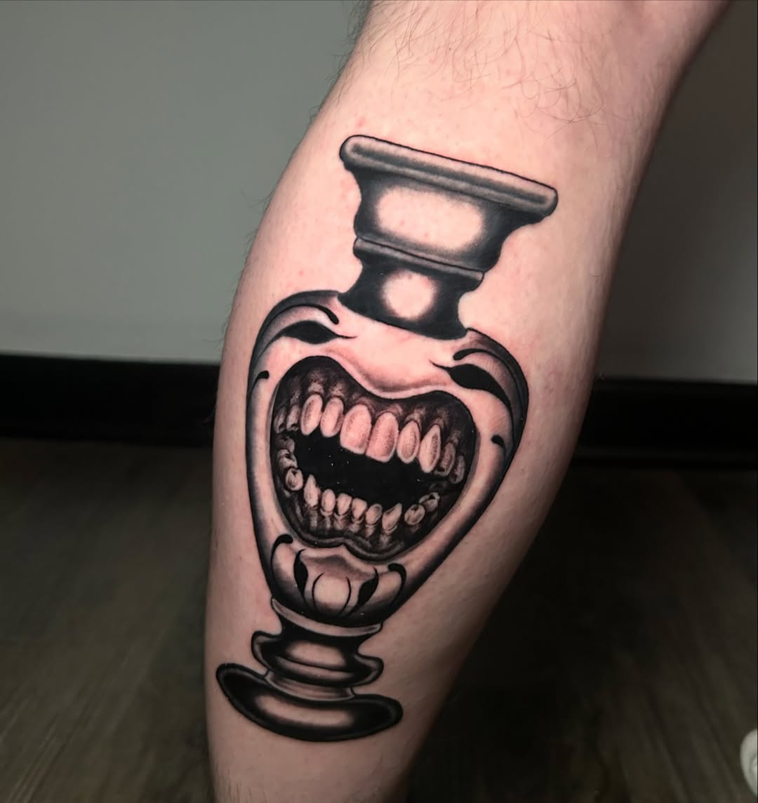 Tattoo by @socratiicrrat โ black_and_grey, realism