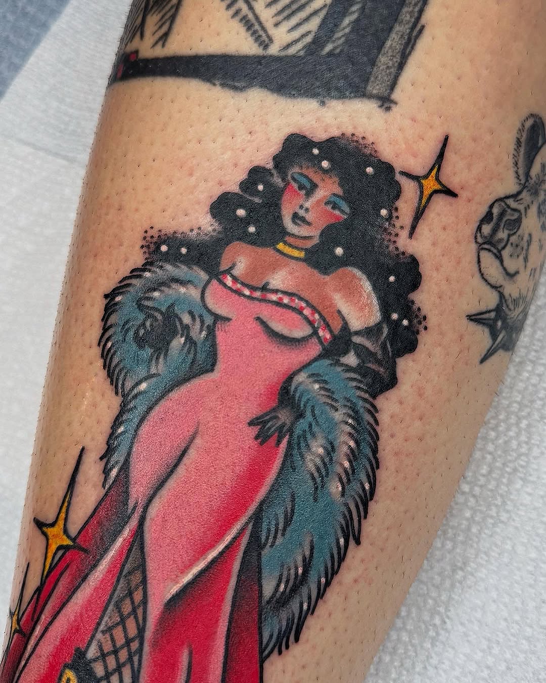 Tattoo by @tattoosbykatstout — american_traditional, neo_traditional