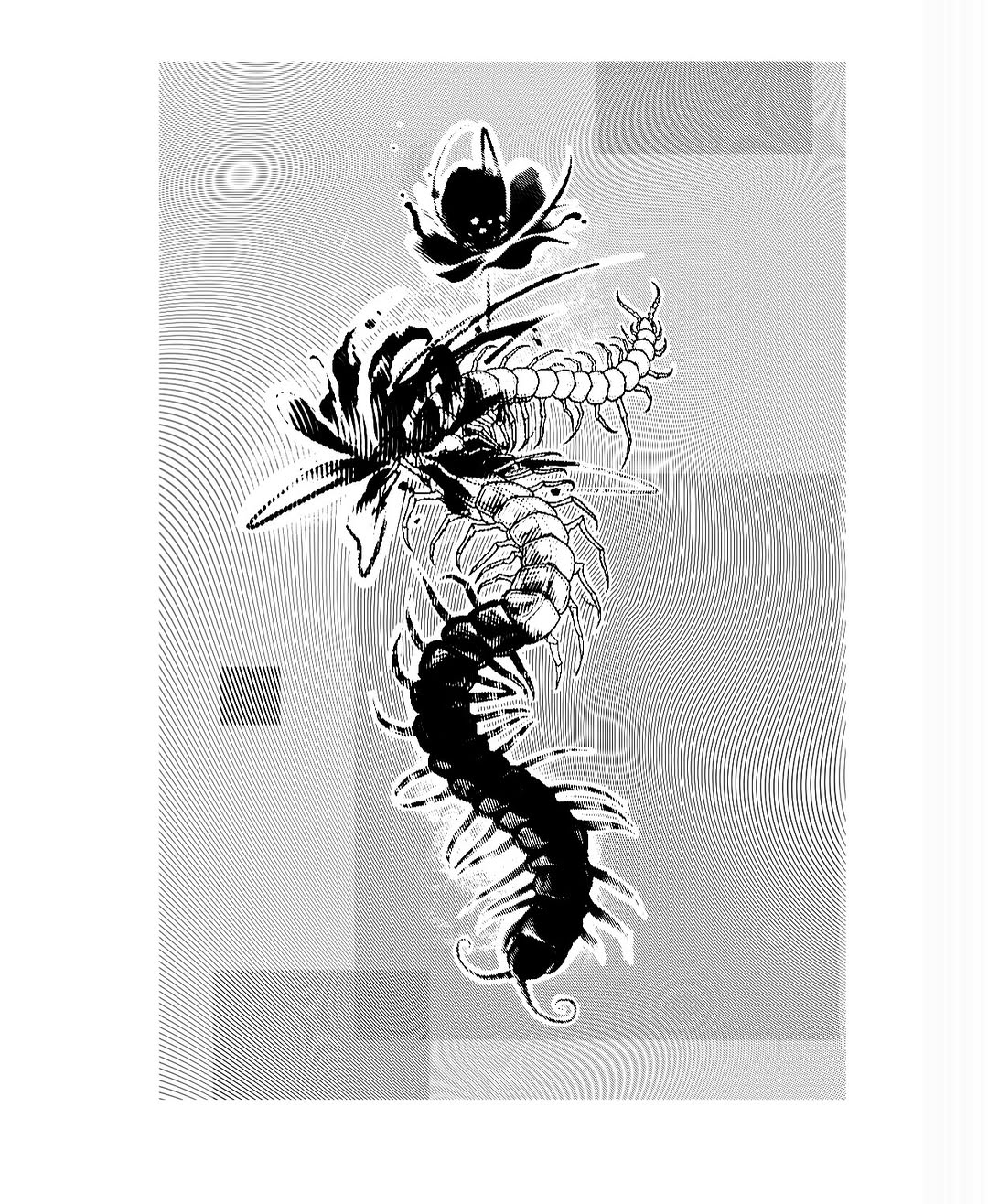 Tattoo by @mattynox — blackwork, illustrative
