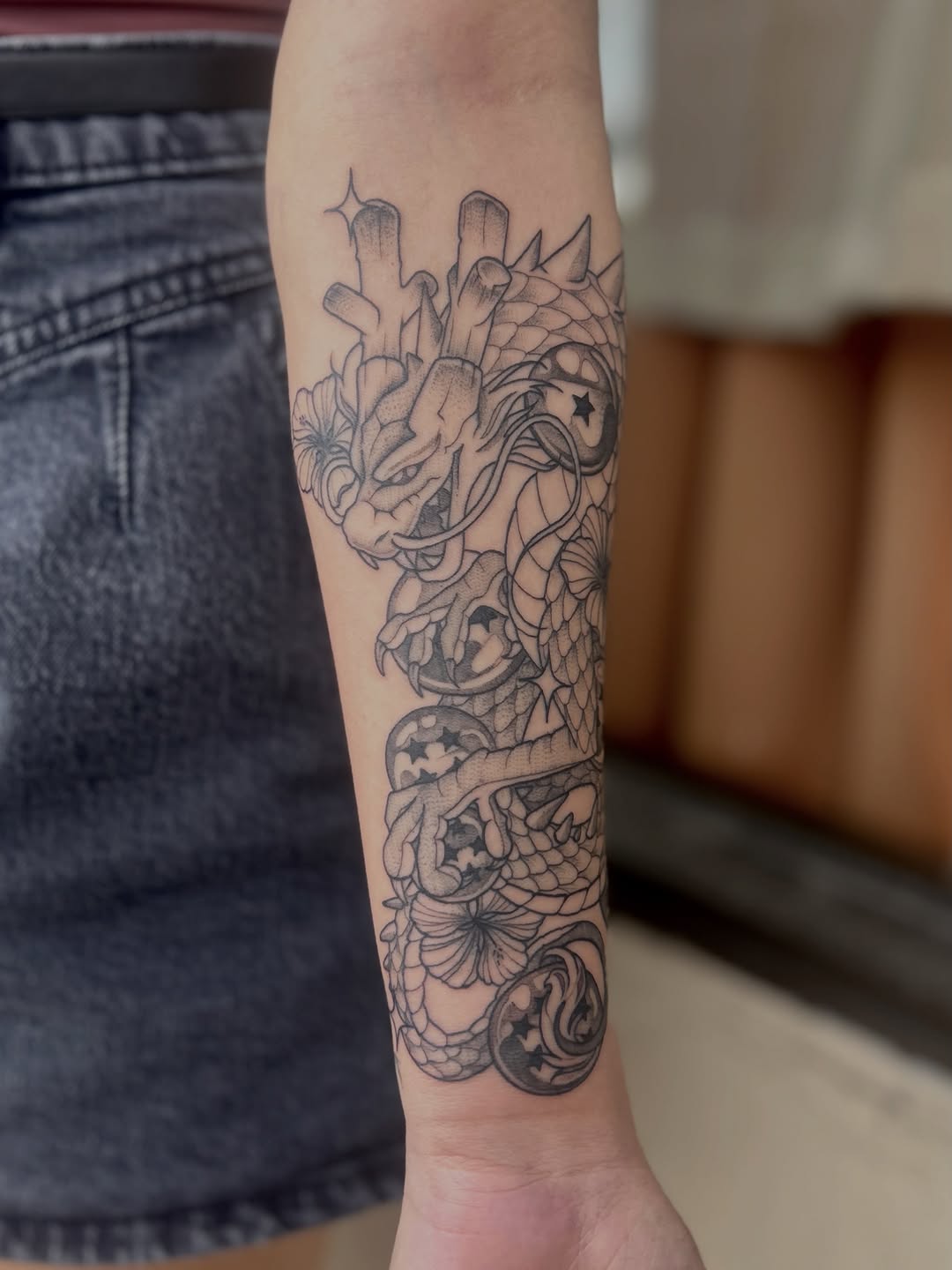 Tattoo by @notmarytattoos — japanese_irezumi, black_and_grey