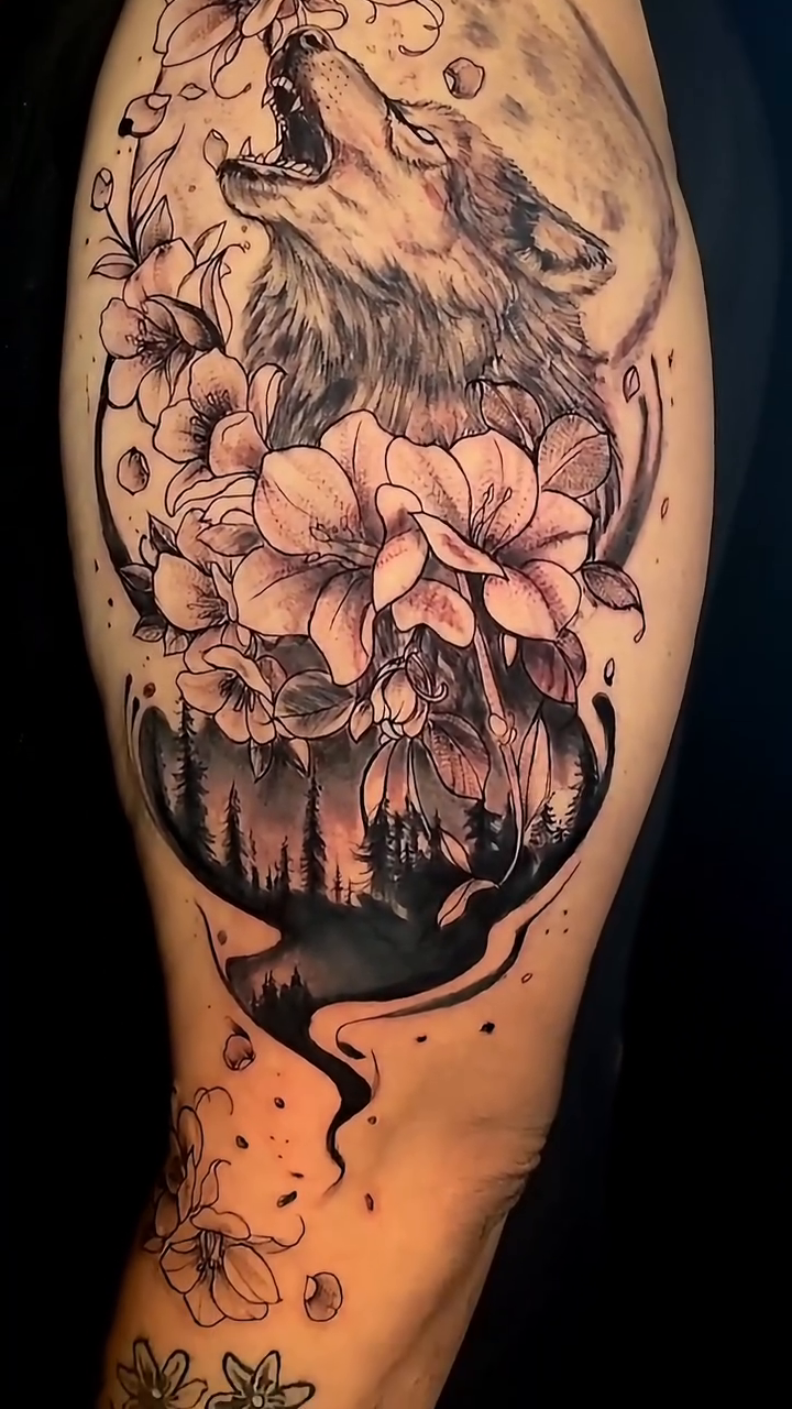 Tattoo by @veroinks — black_and_grey, realism