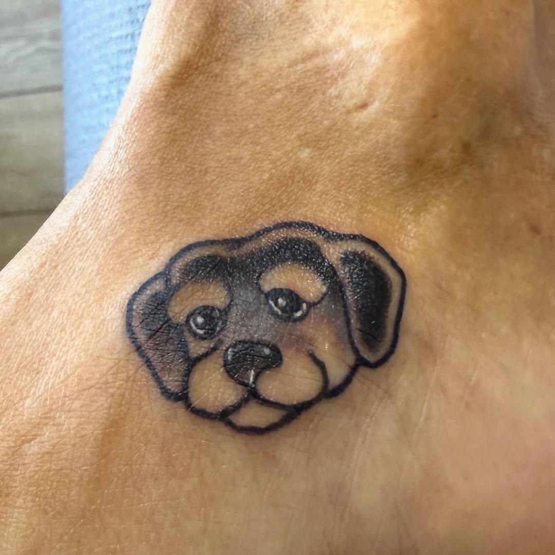 Tattoo by @saintandstellar.tattoo — realism, black_and_grey
