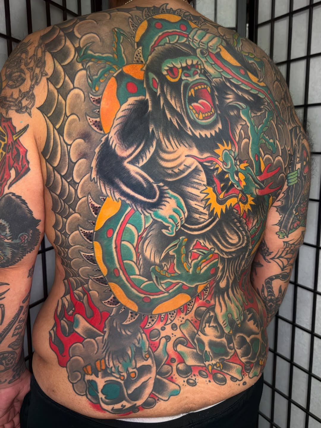 Tattoo by @dminus12 — japanese_irezumi, neo_traditional