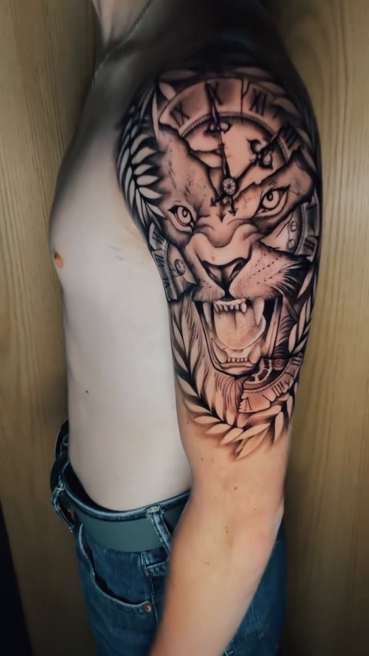 Tattoo by @therealdomgray — realism, black_and_grey
