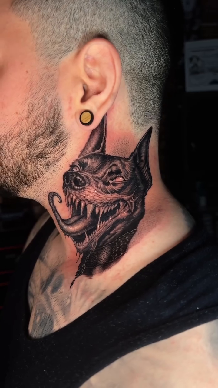 Tattoo by @jonnelson_tattoos — dark_realism, black_and_grey