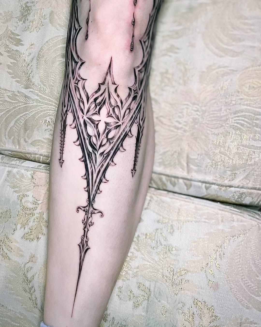 Tattoo by @inklore_ β blackwork, ornamental