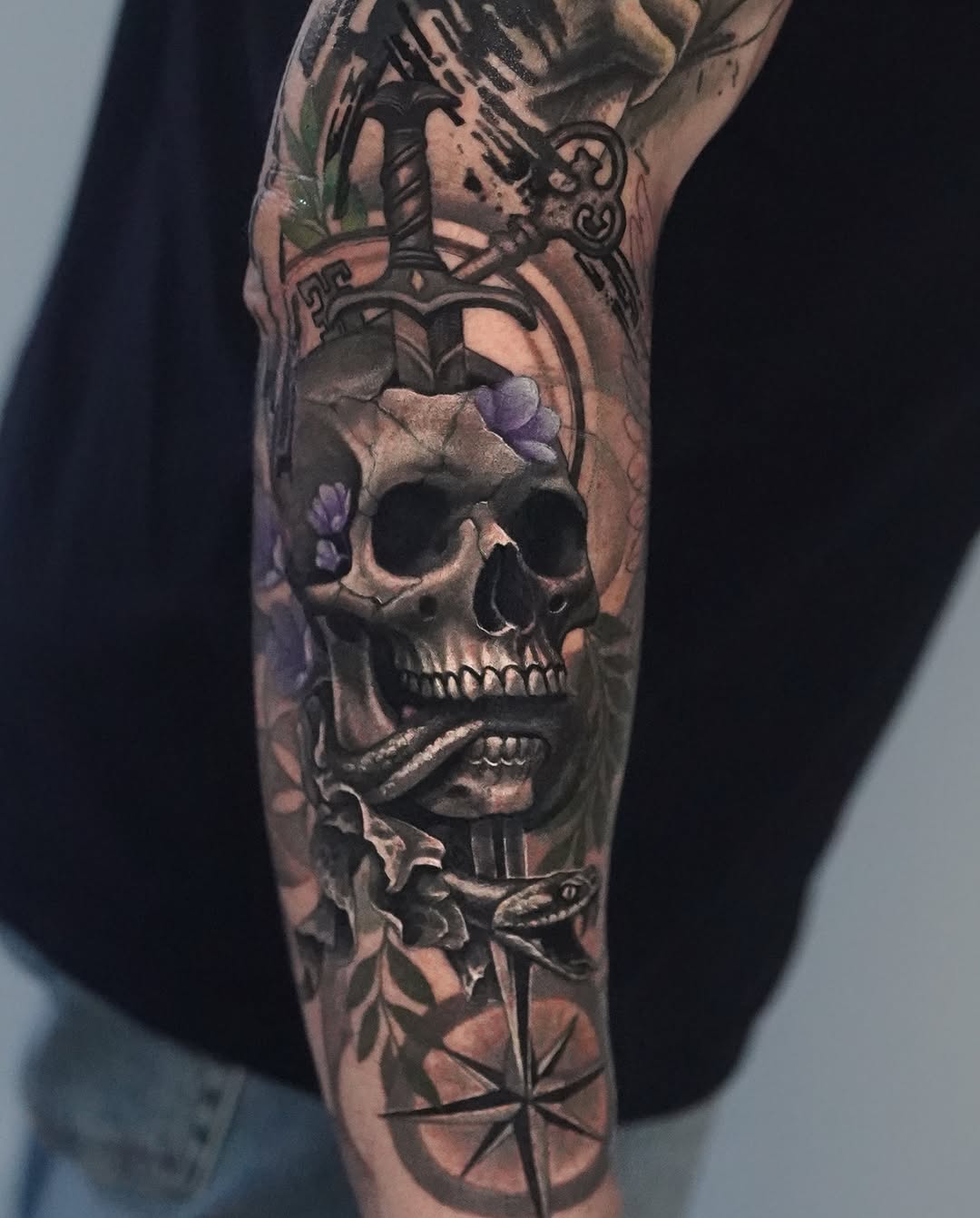 Tattoo by @charleshuurman — realism, black_and_grey