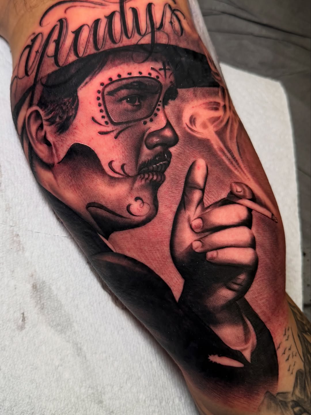 Tattoo by @suave.serg714 β realism, chicano