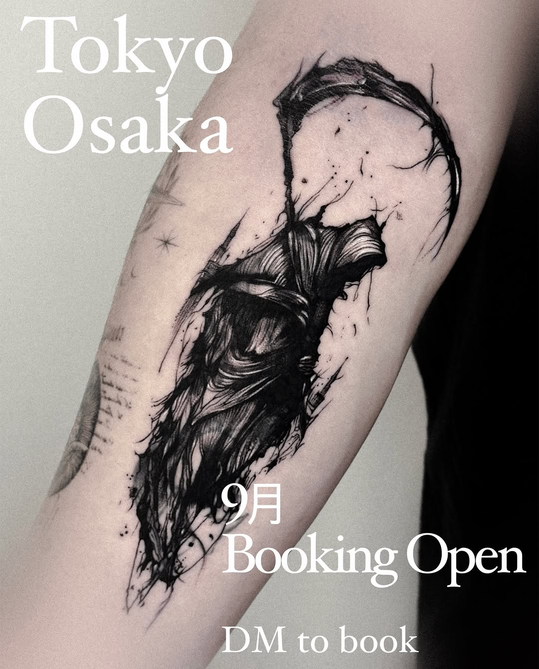 Tattoo by @swani_tattoo — blackwork, illustrative