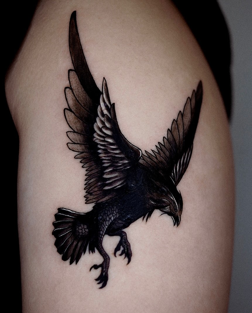 Tattoo by @swani_tattoo — realism, black_and_grey