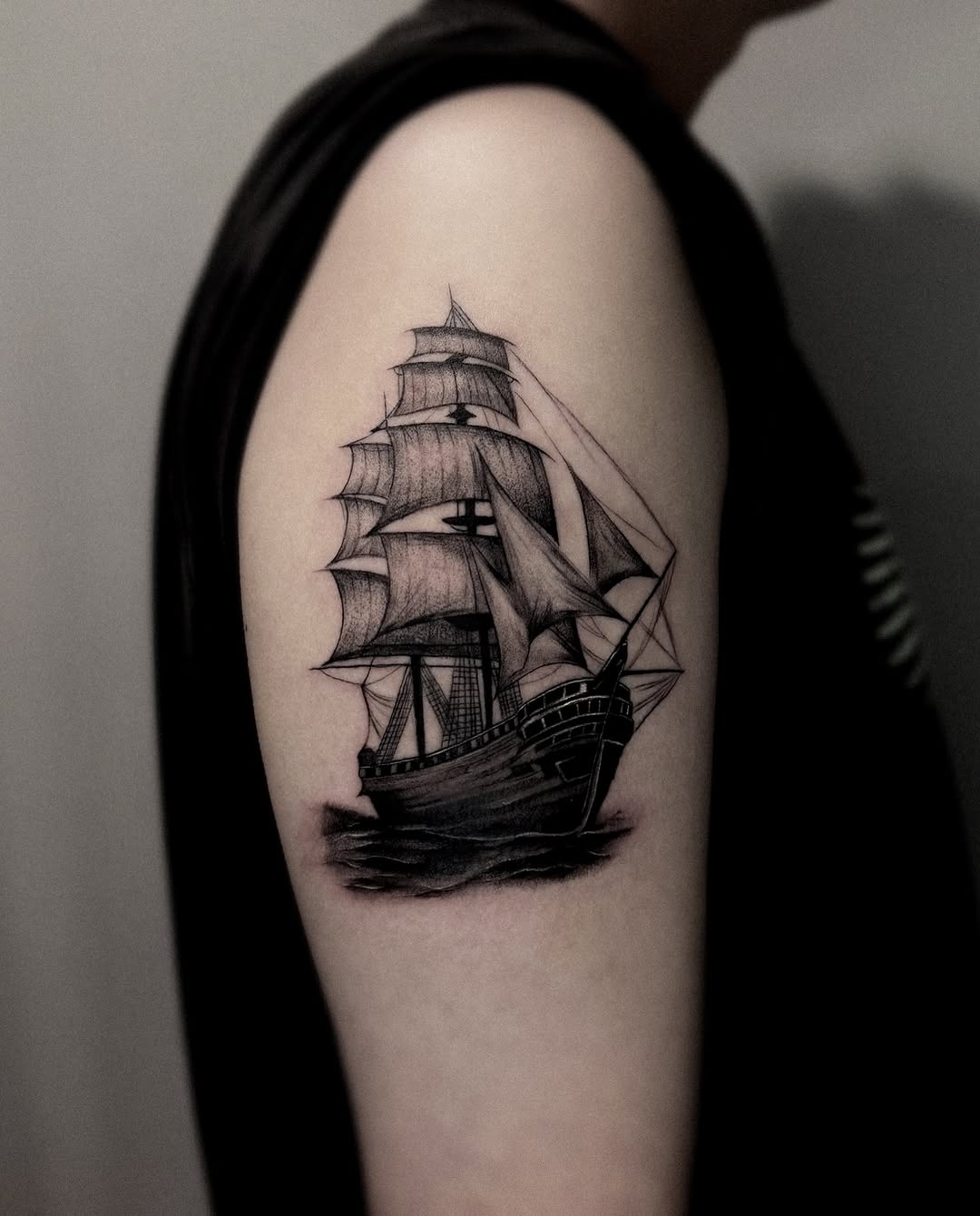 Tattoo by @swani_tattoo — black_and_grey, realism