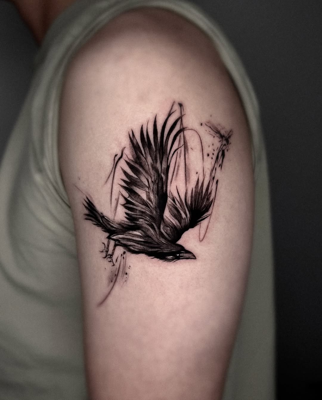 Tattoo by @swani_tattoo — black_and_grey, illustrative