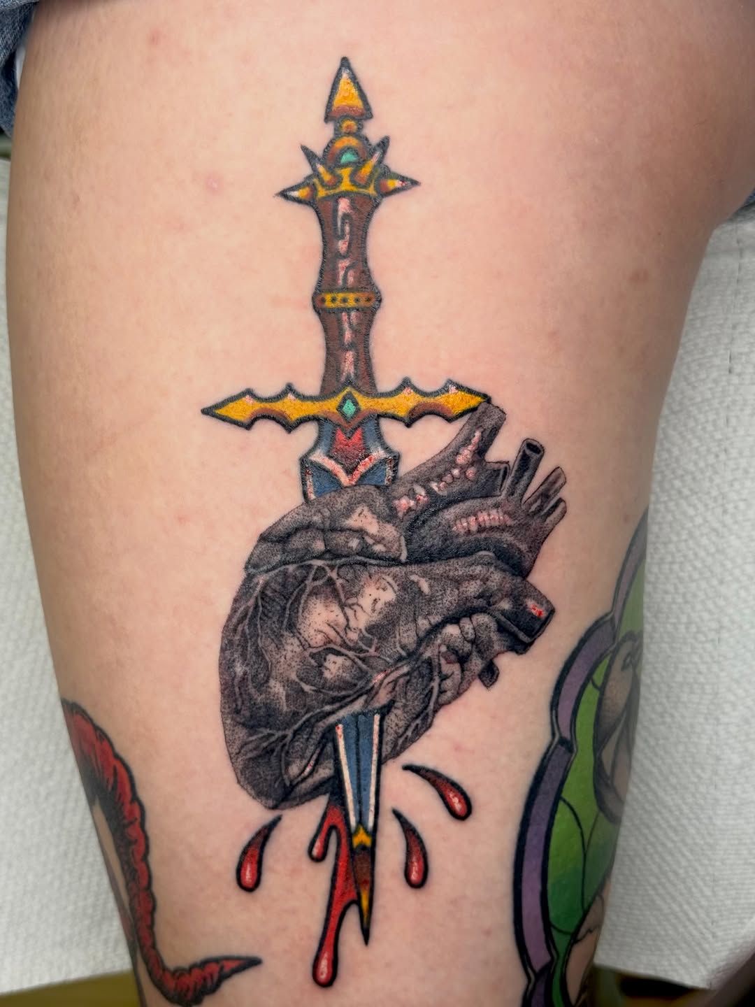 Tattoo by @taylor_bracey — realism, trash_polka