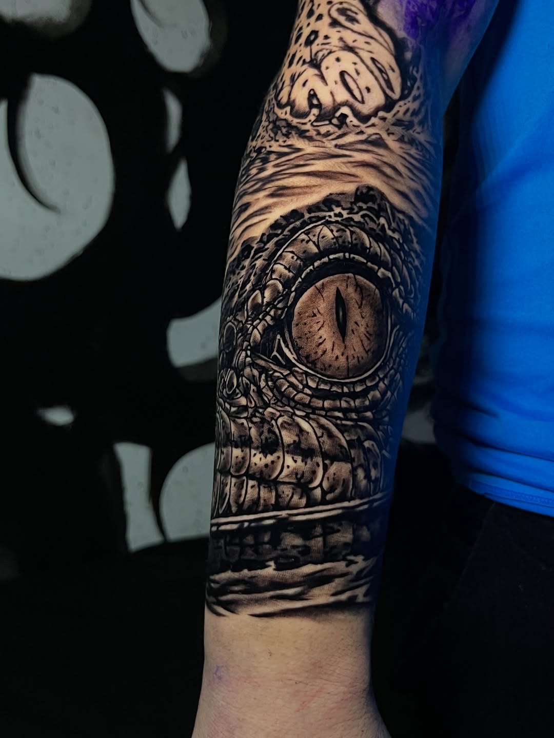 Tattoo by @wargski — realism, black_and_grey