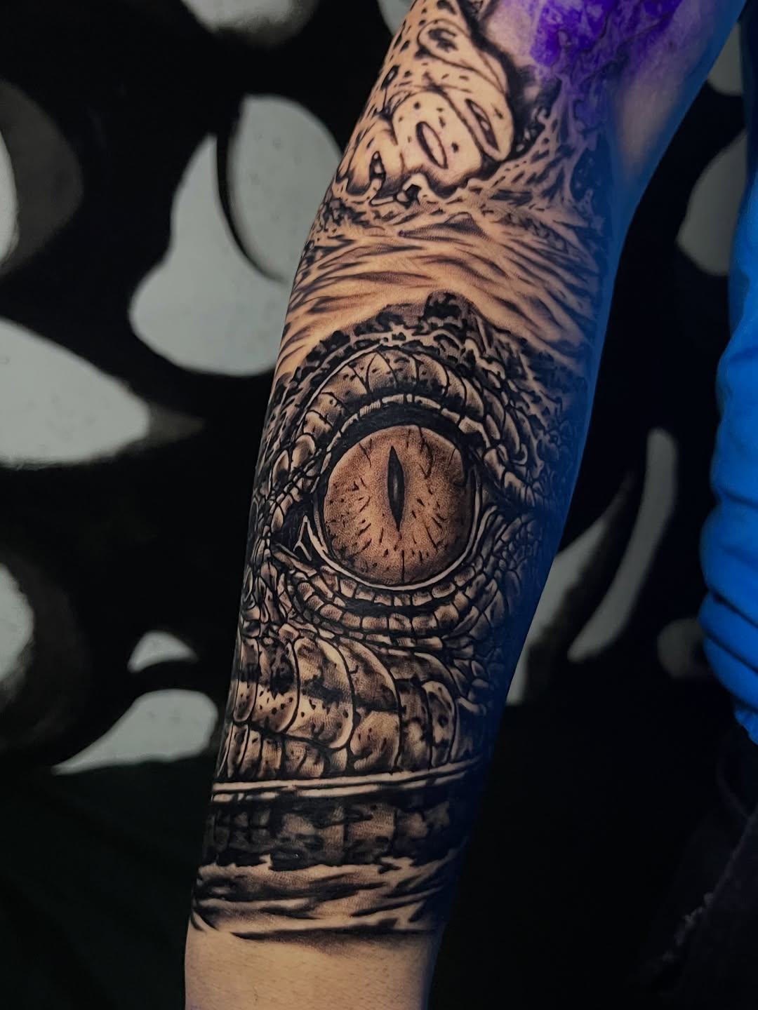 Tattoo by @wargski — realism, black_and_grey
