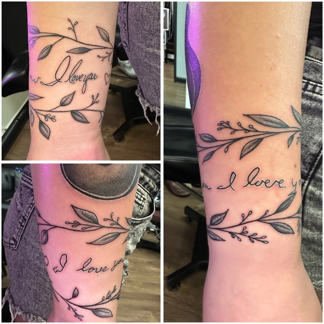 Tattoo by @tattoosbydanimarie — fine_line, lettering_script