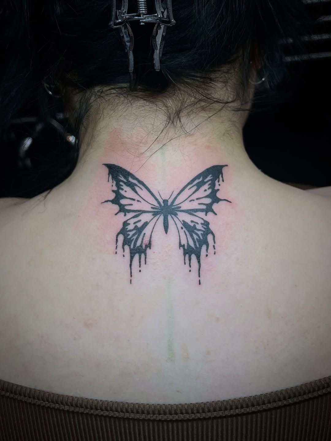 Tattoo by @sailor_riot — blackwork