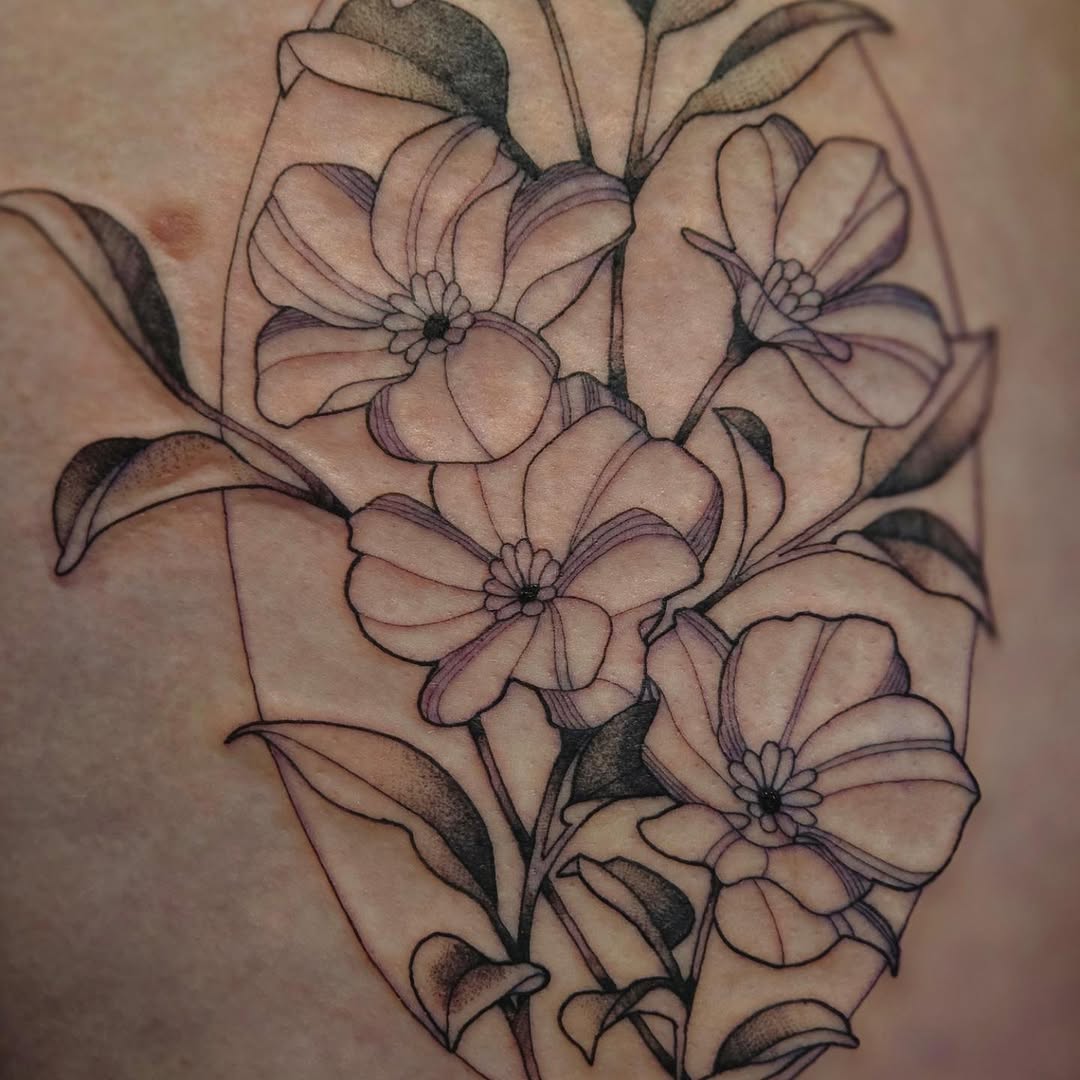 Tattoo by @mimmsytattoo — fine_line, black_and_grey