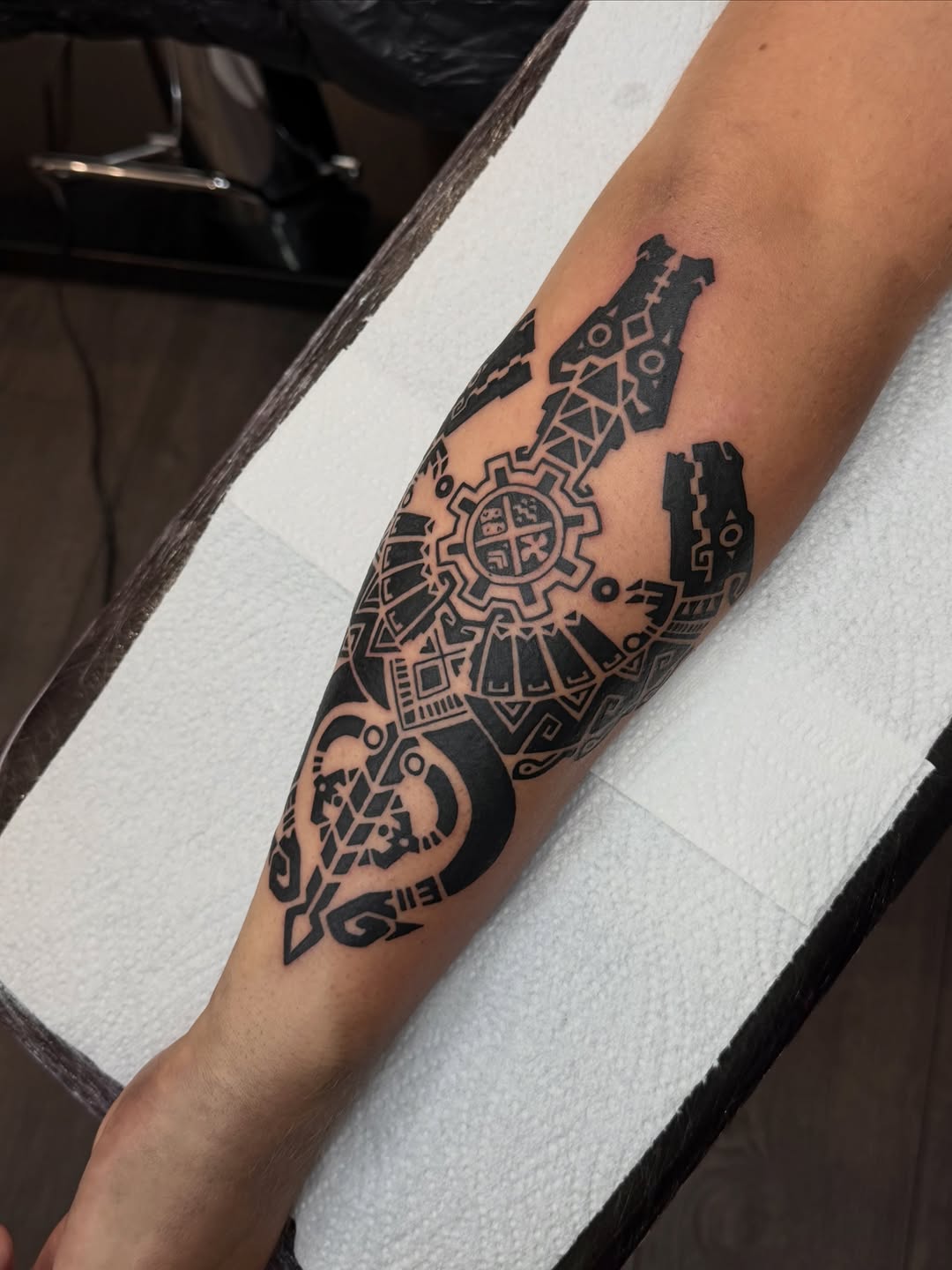 Tattoo by @egorgoltva — geometric, blackwork