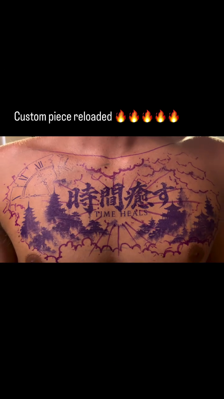 Tattoo by @tat2reign_85 โ lettering_script, blackwork