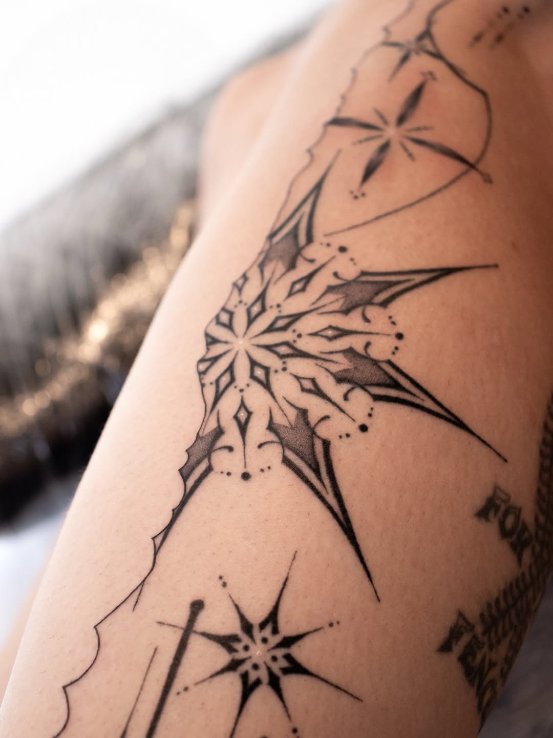 Tattoo by @sil_ornament โ geometric, dotwork