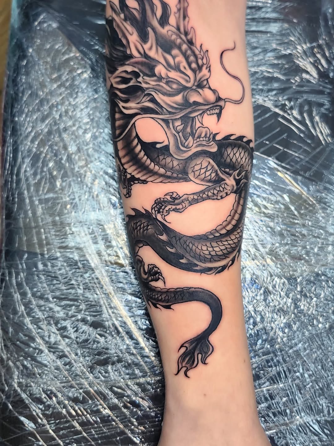 Tattoo by @timbishop_tattoos — japanese_irezumi, black_and_grey