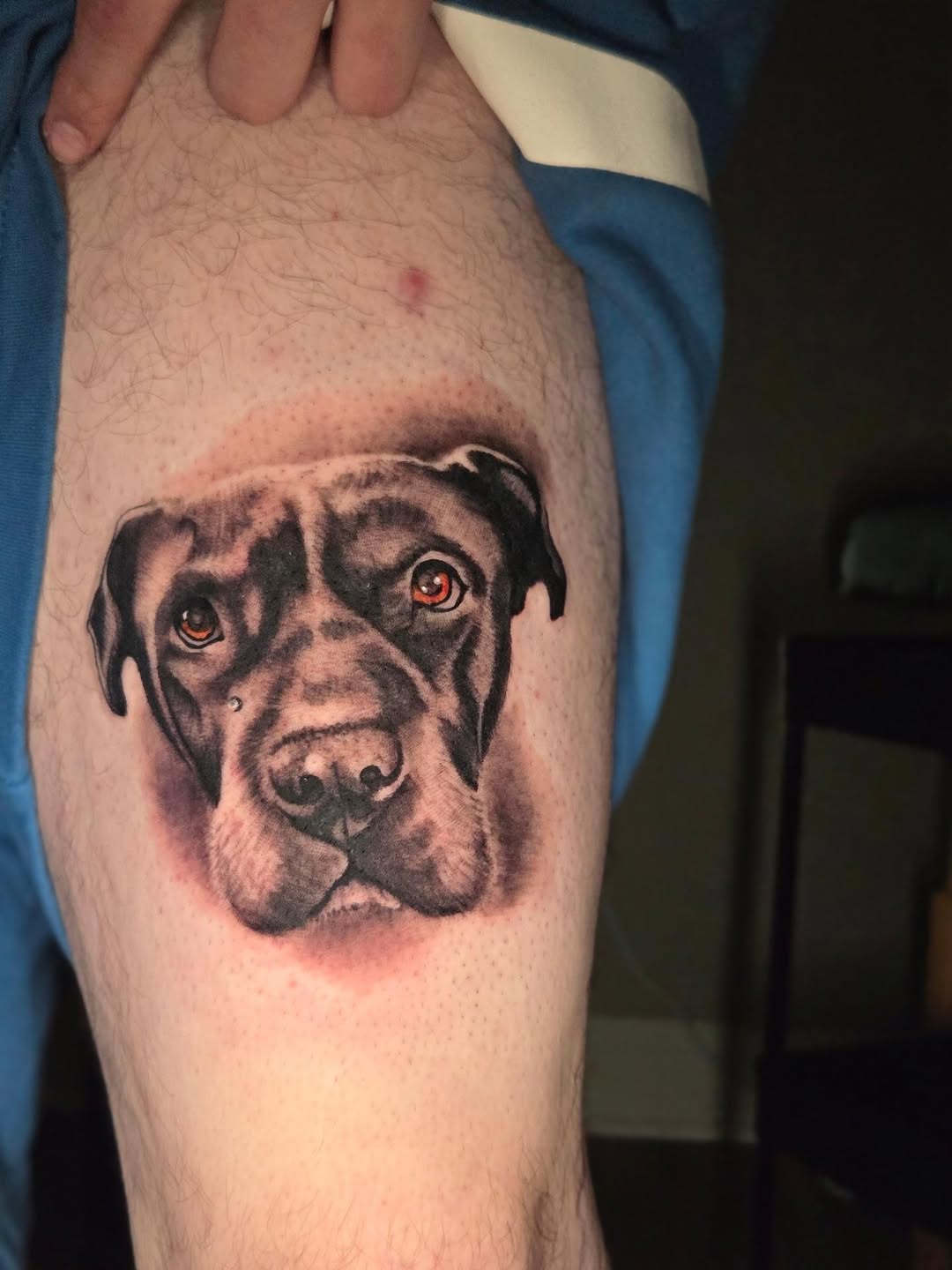 Tattoo by @_thetattgoblin_ — realism, black_and_grey