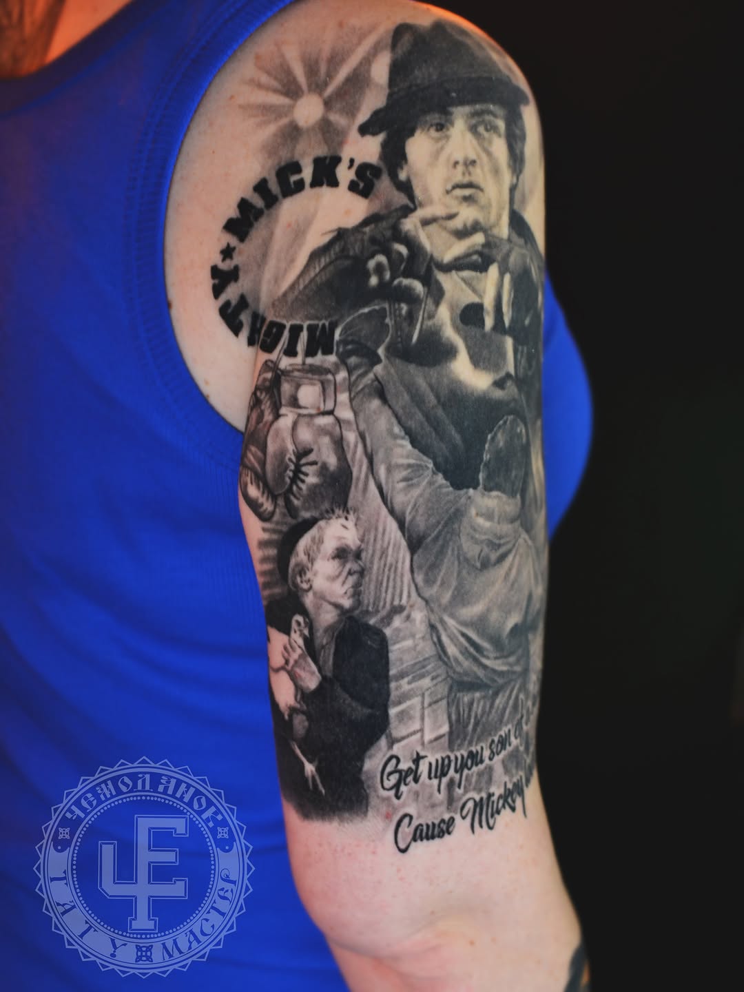 Tattoo by @chemodanov11 — realism, lettering_script