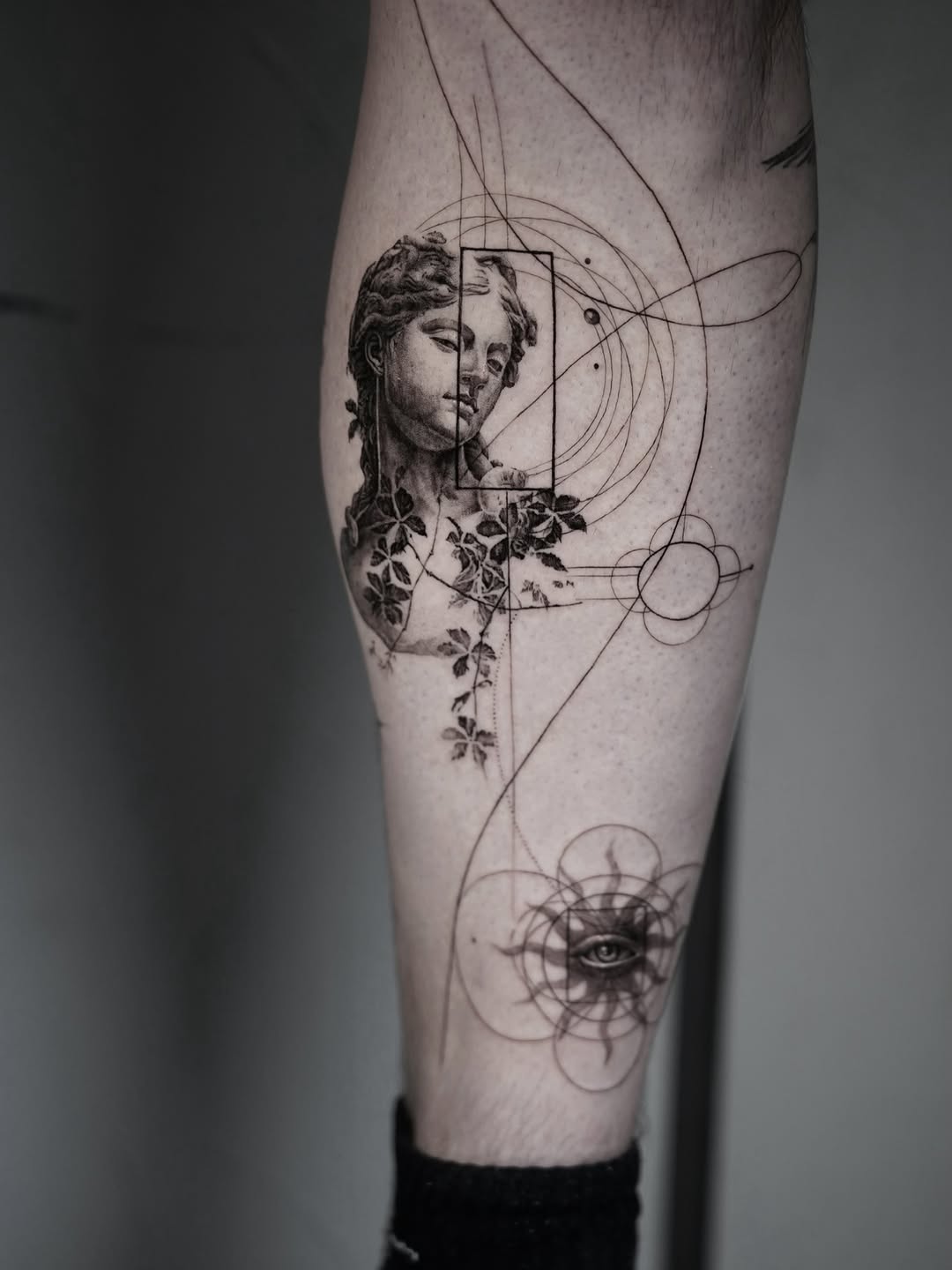 Tattoo by @the_devlintattoos โ realism, geometric