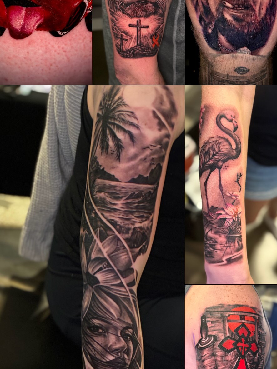 Tattoo by @tattoosbybatch — realism, black_and_grey