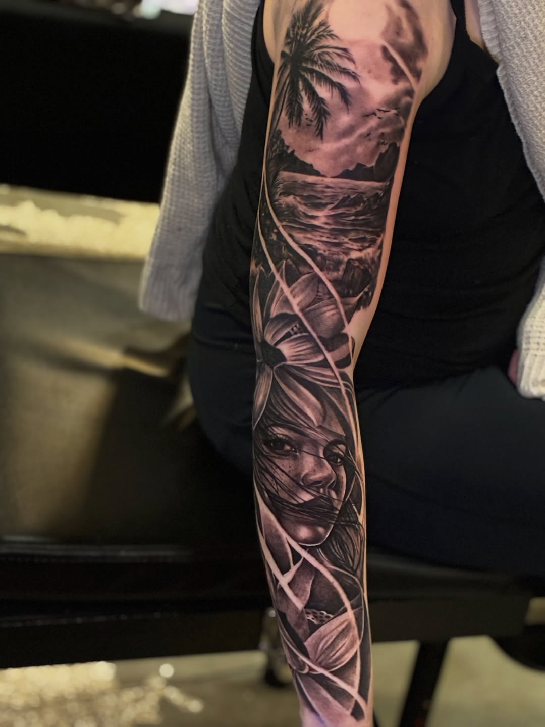Tattoo by @tattoosbybatch — black_and_grey, realism
