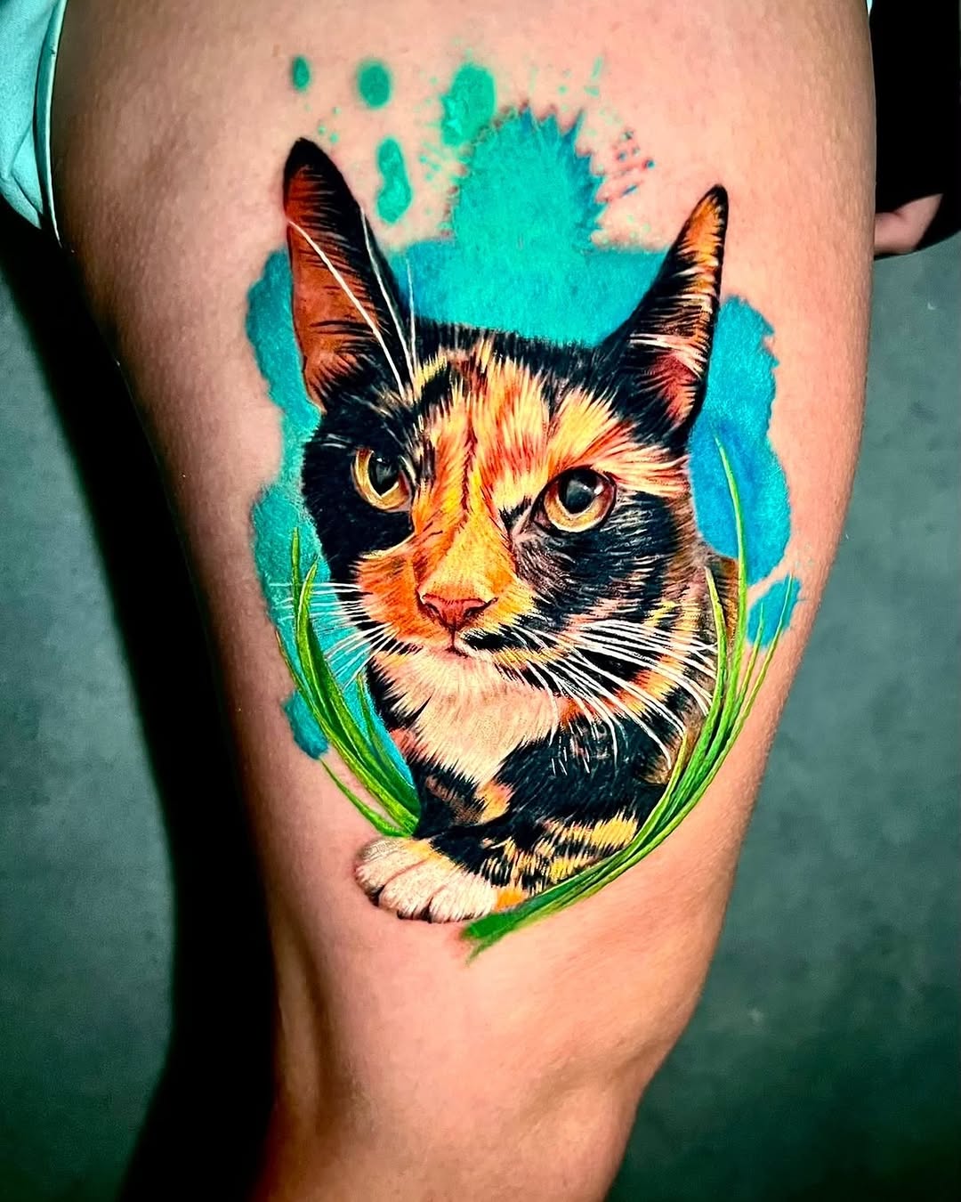 Tattoo by @doomsdaydani — realism, watercolor
