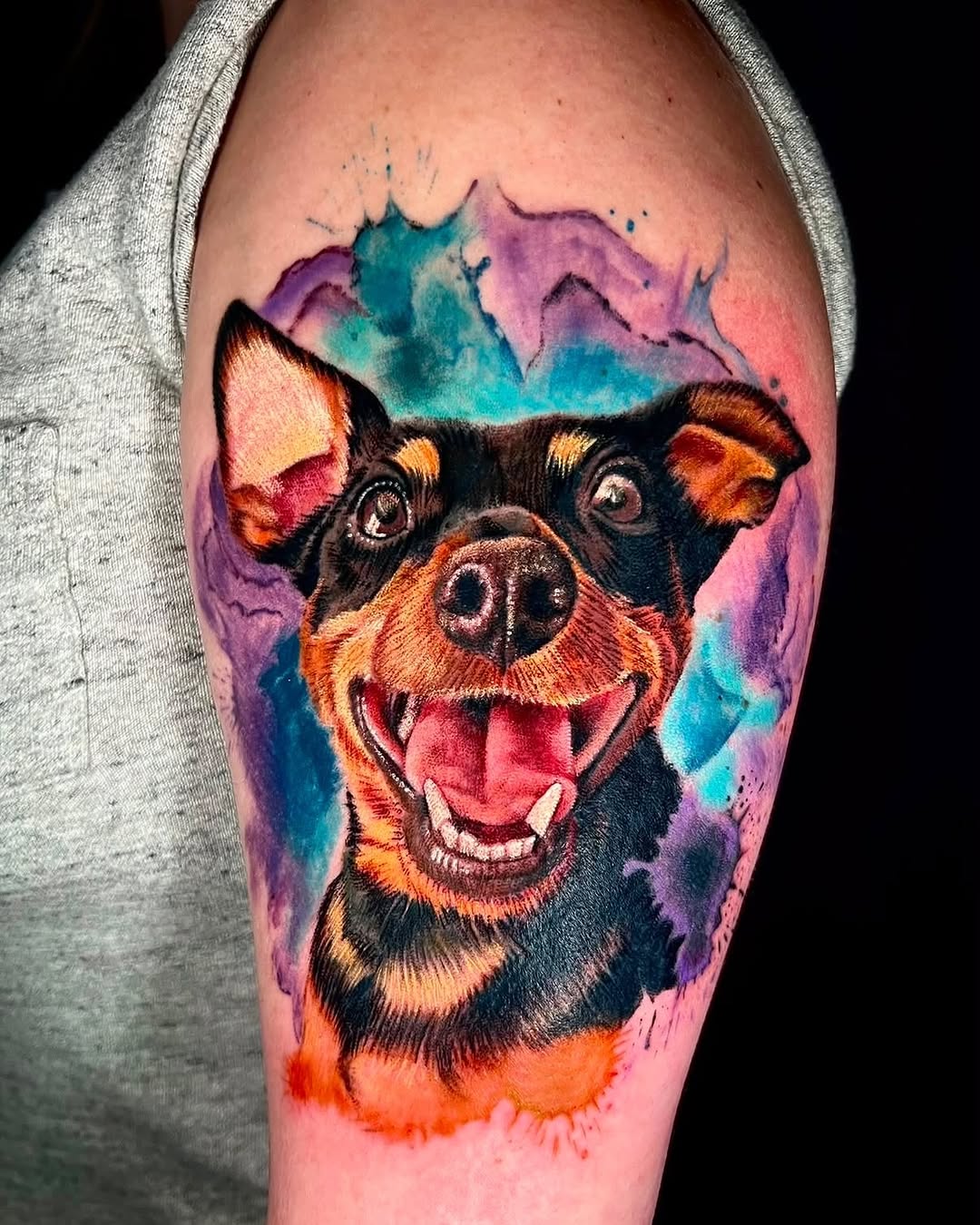Tattoo by @doomsdaydani — realism, watercolor