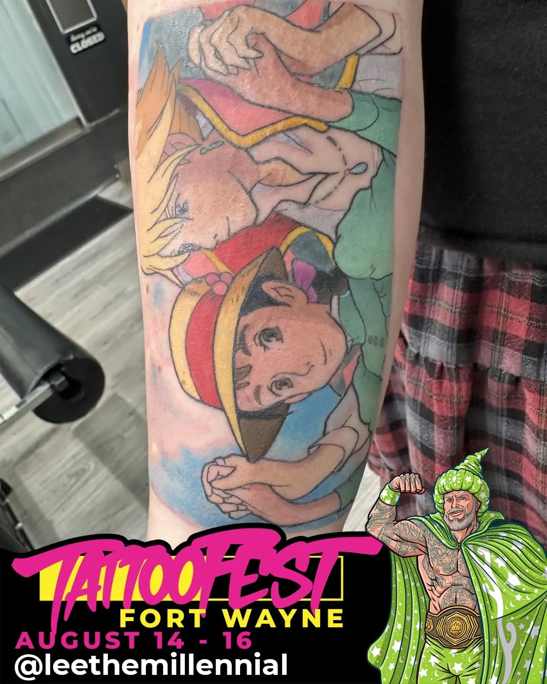 Tattoo by @leethemillennial — anime