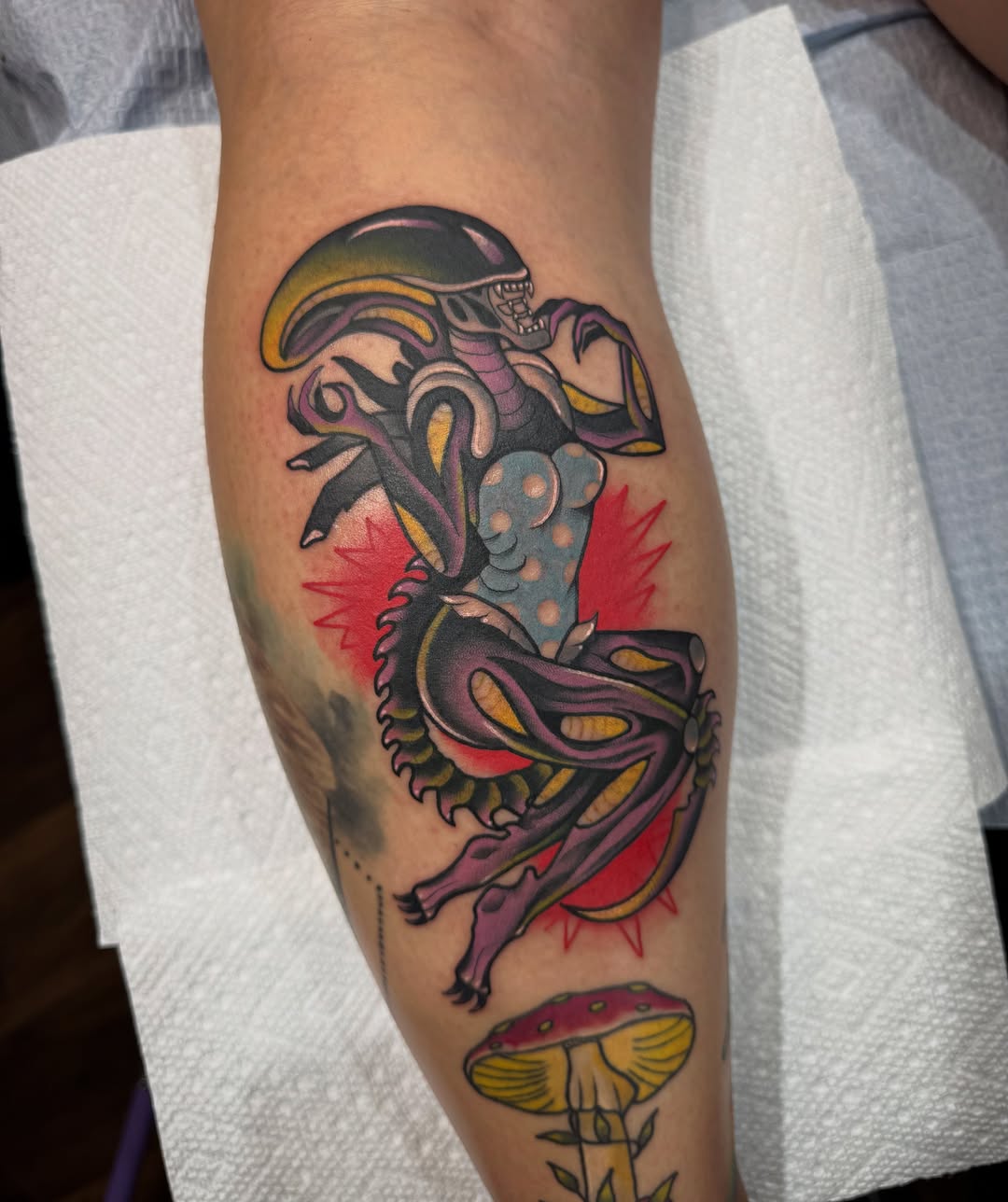 Tattoo by @tattoosbykatstout — new_school, neo_traditional