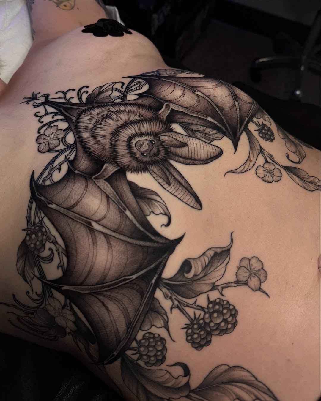 Tattoo by @lyssa_jtattoo — realism, black_and_grey