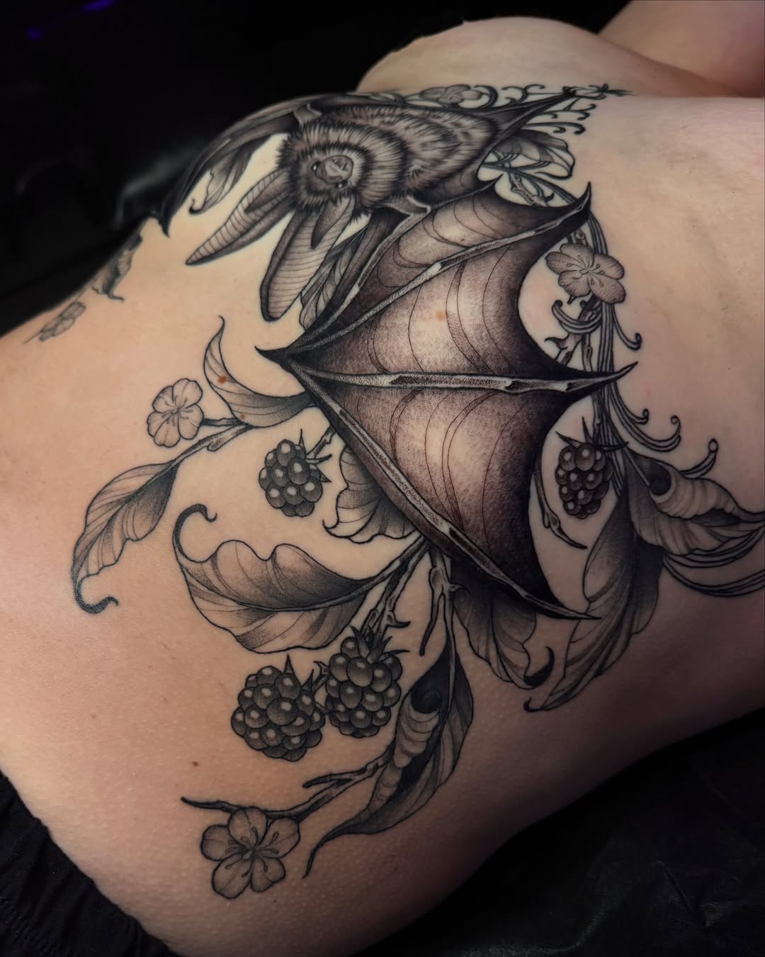 Tattoo by @lyssa_jtattoo — black_and_grey, realism