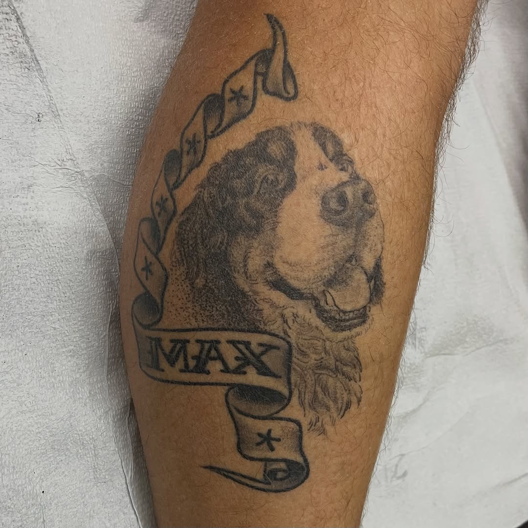 Tattoo by @slimwinters — realism, black_and_grey