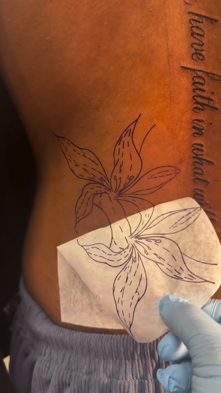 Tattoo by @chicom4l — fine_line, lettering_script