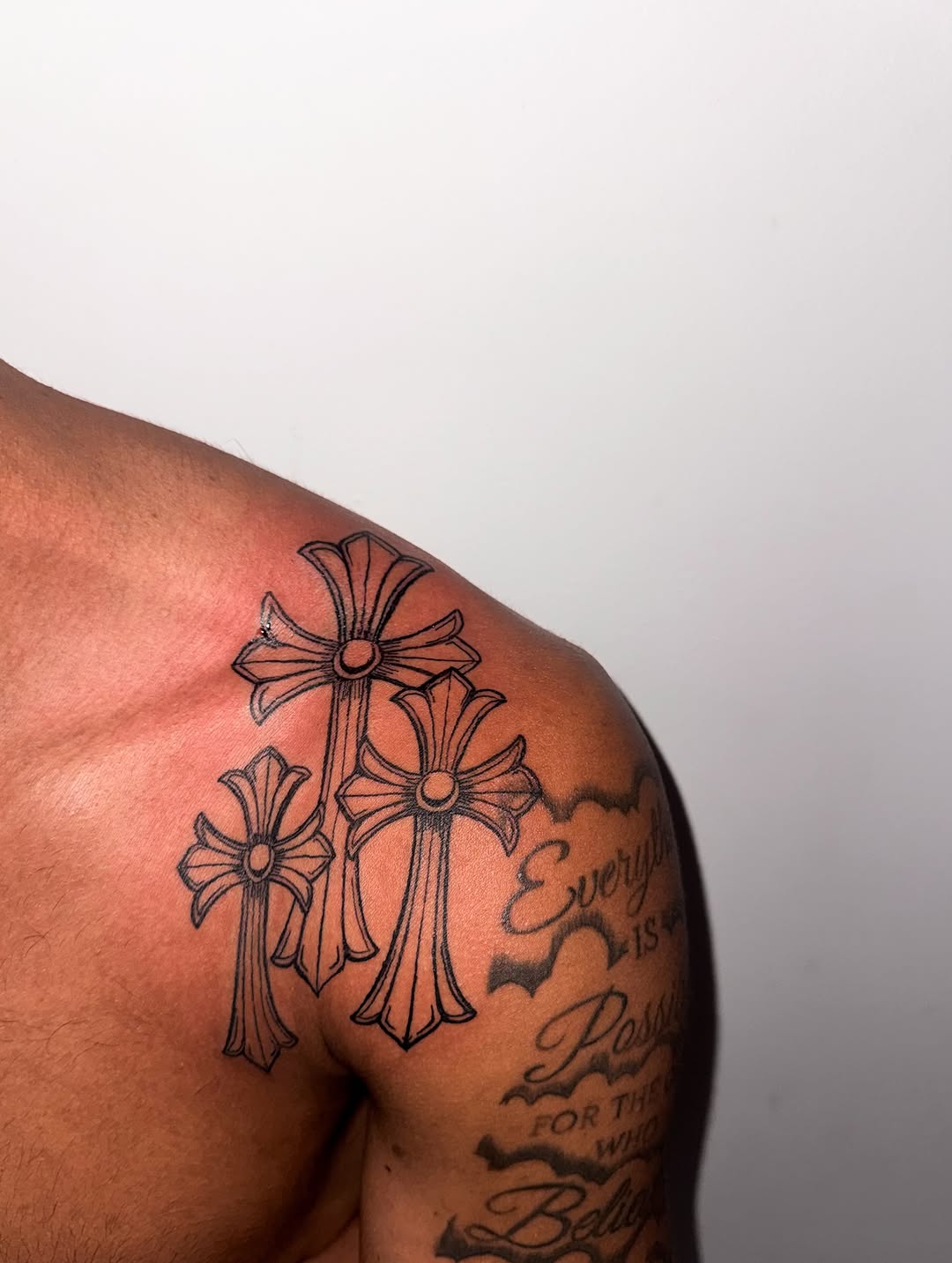 Tattoo by @tatsbycomet — blackwork